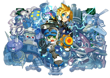 画像ギャラリー No.002のサムネイル画像 / Switch版「蒼き雷霆ガンヴォルト ストライカーパック」が8月31日に発売。新作「マイティガンヴォルトバースト」もSwitch/3DSで登場
