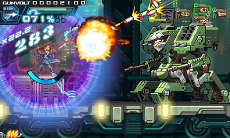 画像ギャラリー No.029のサムネイル画像 / Switch版「蒼き雷霆ガンヴォルト ストライカーパック」が8月31日に発売。新作「マイティガンヴォルトバースト」もSwitch/3DSで登場