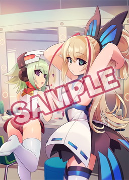 画像ギャラリー No.003のサムネイル画像 / Switch「蒼き雷霆ガンヴォルト ストライカーパック」,店舗特典の描き下ろしイラストが公開。6月21日には生放送も