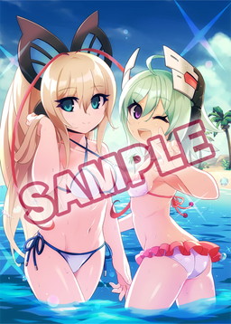 画像ギャラリー No.004のサムネイル画像 / Switch「蒼き雷霆ガンヴォルト ストライカーパック」,店舗特典の描き下ろしイラストが公開。6月21日には生放送も