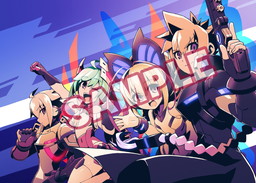 画像ギャラリー No.009のサムネイル画像 / Switch「蒼き雷霆ガンヴォルト ストライカーパック」,店舗特典の描き下ろしイラストが公開。6月21日には生放送も