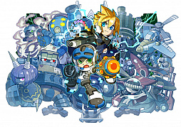 画像ギャラリー No.012のサムネイル画像 / 「マイティガンヴォルト バースト」のNintendo Siwtch版が本日配信。主人公のベックとガンヴォルト，そしてボスキャラ＆ステージの情報が公開に