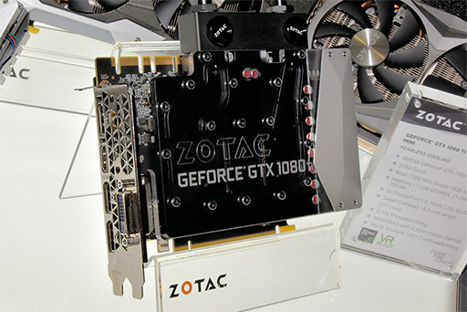 画像ギャラリー No.004のサムネイル画像 / ZOTAC，「世界最小のGTX 1080 Tiカード」やコンパクトな外付けグラフィックスボックスなどを準備中