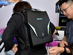 これが最後のバックパック型PCになるか？ ZOTACの新製品「VR GO 2.0」をCOMPUTEXで体験してみた