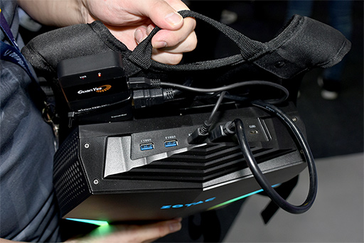 画像ギャラリー No.006のサムネイル画像 / これが最後のバックパック型PCになるか? ZOTACの新製品「VR GO 2.0」をCOMPUTEXで体験してみた