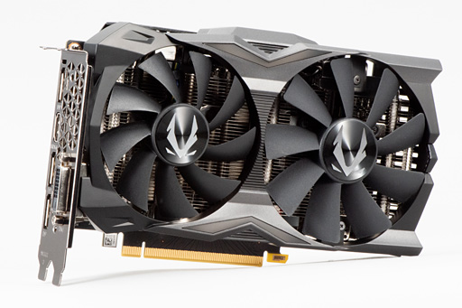 画像ギャラリー No.002のサムネイル画像 / 「ZOTAC GAMING GeForce RTX 2070 OC MINI」を試す。ちょっと短尺RTX 2070カードは消費電力の低さと動作の静かさに注目したい