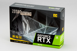 画像ギャラリー No.057のサムネイル画像 / 「ZOTAC GAMING GeForce RTX 2070 OC MINI」を試す。ちょっと短尺RTX 2070カードは消費電力の低さと動作の静かさに注目したい