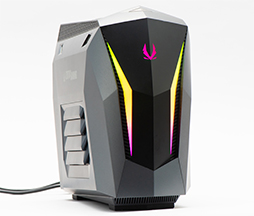 画像ギャラリー No.026のサムネイル画像 / ZOTACのゲーマー向け小型PC「MEK MINI」フォトレビュー。小さいのにRTX 2070搭載のパワフルなPCを試す