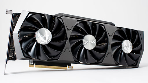 画像ギャラリー No.002のサムネイル画像 / 「ZOTAC GAMING GeForce RTX 3080 Trinity」レビュー。税込10万円前後と手の届きやすいRTX 3080搭載カードの実力を探る