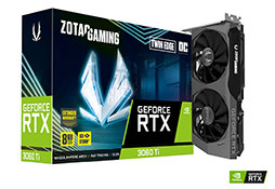 画像ギャラリー No.001のサムネイル画像 / ZOTAC,独自2連ファン搭載のRTX 3060 Tiカード計2製品を発売