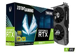 画像ギャラリー No.002のサムネイル画像 / ZOTAC,独自2連ファン搭載のRTX 3060 Tiカード計2製品を発売
