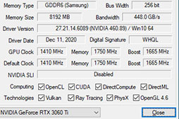 画像ギャラリー No.005のサムネイル画像 / ZOTAC「GeForce RTX 3060 Ti Twin Edge」レビュー。RTX 3060 Ti搭載では比較的安価な2連ファンモデルの実力を検証