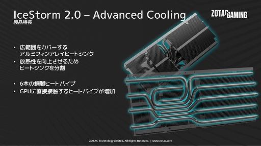 画像ギャラリー No.007のサムネイル画像 / ZOTAC，AMPシリーズのRTX 3070搭載グラフィックスカードを国内発売