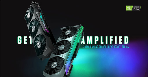 画像ギャラリー No.001のサムネイル画像 / ZOTAC製RTX 3070 Tiカード計2製品が発売。税込9万円から
