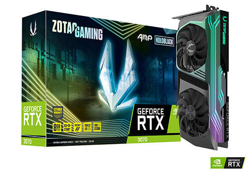画像ギャラリー No.001のサムネイル画像 / ZOTAC,独自クーラー搭載のマイニング対策版RTX 3070カードを発売