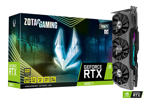 画像ギャラリー No.001のサムネイル画像 / ZOTAC，独自クーラー採用でOC仕様のRTX 3080 Ti搭載カードを発売
