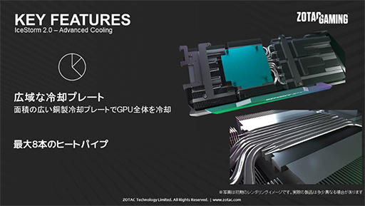 画像ギャラリー No.010のサムネイル画像 / ZOTAC,高クロック仕様のRTX 3080 Ti/3070 Ti搭載カードを国内発売