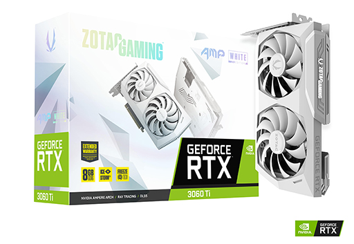 画像ギャラリー No.001のサムネイル画像 / ZOTAC,マイニング対策版RTX 3060 Tiカードの白色モデルを直販で発売