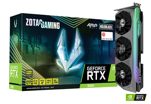 画像ギャラリー No.001のサムネイル画像 / ZOTAC,OC仕様のメモリ12GB版RTX 3080搭載カードを国内発売
