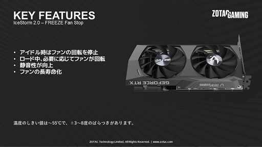 画像ギャラリー No.005のサムネイル画像 / ZOTACからRTX 3050搭載カードが登場。OC仕様と定格仕様の2製品を用意