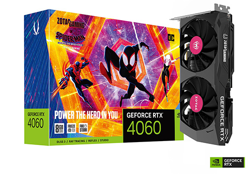 画像ギャラリー No.001のサムネイル画像 / 2スロット幅でコンパクトなRTX 4060搭載カードがZOTACから発売に