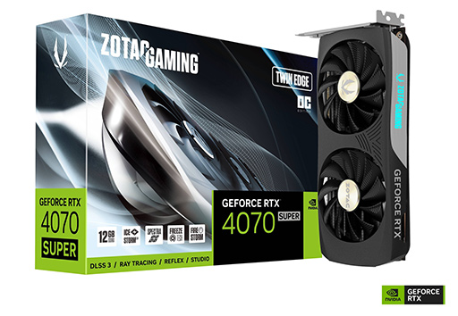 画像ギャラリー No.005のサムネイル画像 / カード長約234mmのRTX 4070 SUPER搭載カードがZOTACから1月17日に発売