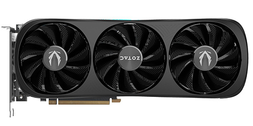 画像ギャラリー No.003のサムネイル画像 / LED付き大型3連ファンクーラー搭載のZOTAC製「GeForce RTX 4080 SUPER」搭載カードが発売。価格は18万5800円前後