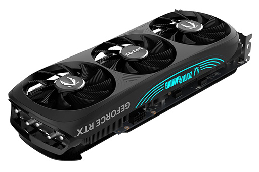 画像ギャラリー No.005のサムネイル画像 / LED付き大型3連ファンクーラー搭載のZOTAC製「GeForce RTX 4080 SUPER」搭載カードが発売。価格は18万5800円前後