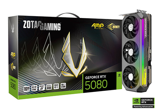 画像ギャラリー No.009のサムネイル画像 / GeForce RTX 5090＆5080搭載カード計6製品がZOTACから登場。いずれも長さ330mm前後の大型カードでクロックアップモデルも用意