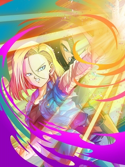 画像ギャラリー No.003のサムネイル画像 / 「ドラゴンボールZ ブッチギリマッチ」,【UR】孫悟飯と【UR】人造人間18号が登場