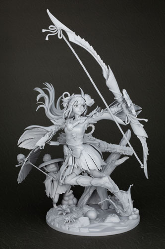 画像ギャラリー No.001のサムネイル画像 / 「MHXX」から,ミツネシリーズ 女性ガンナーのフィギュアが登場