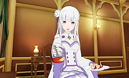 画像ギャラリー No.002のサムネイル画像 / エミリアに甘えてみる? スマホ向けVRアプリ「VRでエミリアと異世界生活-膝枕編」と「添寝編」が配信開始