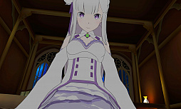 画像ギャラリー No.006のサムネイル画像 / エミリアに甘えてみる? スマホ向けVRアプリ「VRでエミリアと異世界生活-膝枕編」と「添寝編」が配信開始