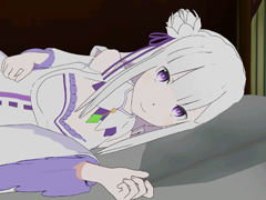 エミリアに甘えてみる？　スマホ向けVRアプリ「VRでエミリアと異世界生活-膝枕編」と「添寝編」が配信開始