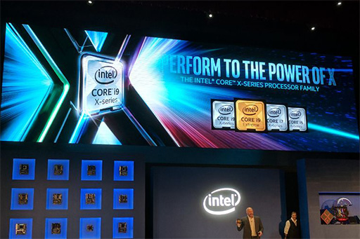 画像ギャラリー No.002のサムネイル画像 / ［COMPUTEX］Intel，エクストリーム市場向け新型CPU「Core i9」とCPUの新シリーズ「Core X」を発表