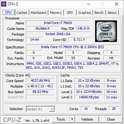 画像ギャラリー No.007のサムネイル画像 / 10コア20スレッド対応のSkylake-X「Core i9-7900X」性能速報