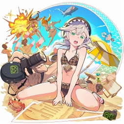 画像ギャラリー No.013のサムネイル画像 / 「ファイトリーグ」，7月31日12：00より水着コスチュームのファイターが登場するガチャを開催