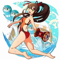 画像ギャラリー No.015のサムネイル画像 / 「ファイトリーグ」，7月31日12：00より水着コスチュームのファイターが登場するガチャを開催