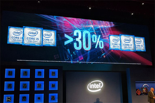 画像ギャラリー No.003のサムネイル画像 / ［COMPUTEX］Intel，「第8世代Coreプロセッサ」を2017年後半にリリース