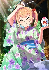 画像ギャラリー No.009のサムネイル画像 / 「プロジェクト東京ドールズ」,浴衣にちなんだ新たなURカードが登場