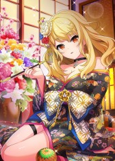 画像ギャラリー No.007のサムネイル画像 / 「プロジェクト東京ドールズ」,ガチャにUR カード「華の花魁」が登場