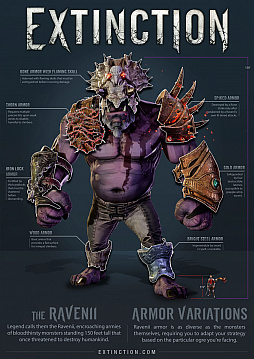 画像ギャラリー No.004のサムネイル画像 / 50m級のクリーチャーと戦うアクションゲーム，「Extinction」のローンチトレイラーが公開