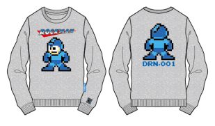 画像ギャラリー No.001のサムネイル画像 / 「ロックマン」デザインのレーナーとスウェットパンツが「ファッションセンターしまむら」に登場