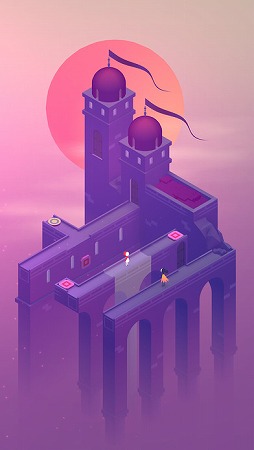画像ギャラリー No.002のサムネイル画像 / 騙し絵を用いた傑作パズルゲームの続編「Monument Valley 2」が配信開始。実在不可能な迷路の謎を解き明かそう