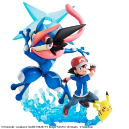 画像ギャラリー No.003のサムネイル画像 / アニメ「ポケモン」のサトシ,ピカチュウ,サトシゲッコウガがフィギュアに。予約受付開始