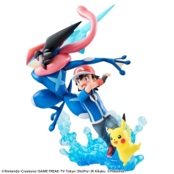 画像ギャラリー No.005のサムネイル画像 / アニメ「ポケモン」のサトシ,ピカチュウ,サトシゲッコウガがフィギュアに。予約受付開始