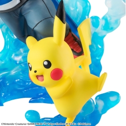 画像ギャラリー No.009のサムネイル画像 / アニメ「ポケモン」のサトシ,ピカチュウ,サトシゲッコウガがフィギュアに。予約受付開始