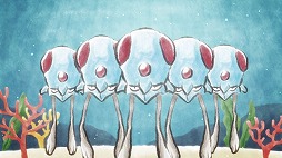 画像ギャラリー No.005のサムネイル画像 / ポケモンだいすきクラブ,メノクラゲの歌「ゆらゆらメノクラゲ」をYouTubeで公開