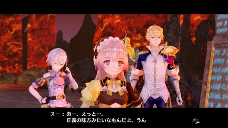 画像ギャラリー No.030のサムネイル画像 / 「リディー&スールのアトリエ」旅の舞台となる「絵画の世界」に関する3人のキャラクター情報が公開。調合システムの新要素も