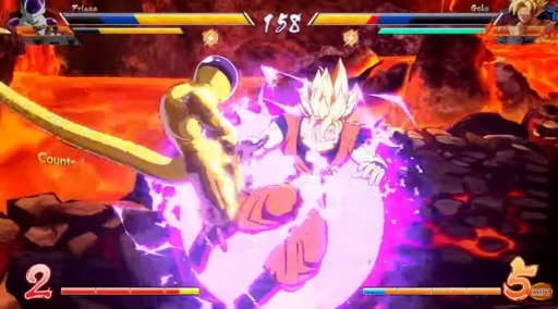 画像ギャラリー No.004のサムネイル画像 / 「DRAGON BALL FighterZ」のプレイ動画が初公開。孫悟空&ベジータ&孫悟飯とセル&魔人ブウ&フリーザでの3on3を収録